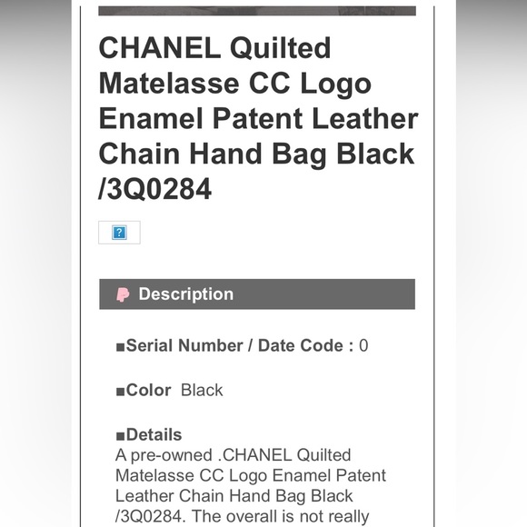 Authentic channel purse. Well use condition. Please see all the pic - Picture 10 of 15